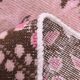 5x8 Pink Brown Vintage Area Rug 175x253Cm