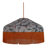 Japanese paper suspension with fringe "Anissa".