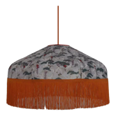 Japanese paper suspension with fringe "Anissa".