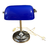vintage banker lamp