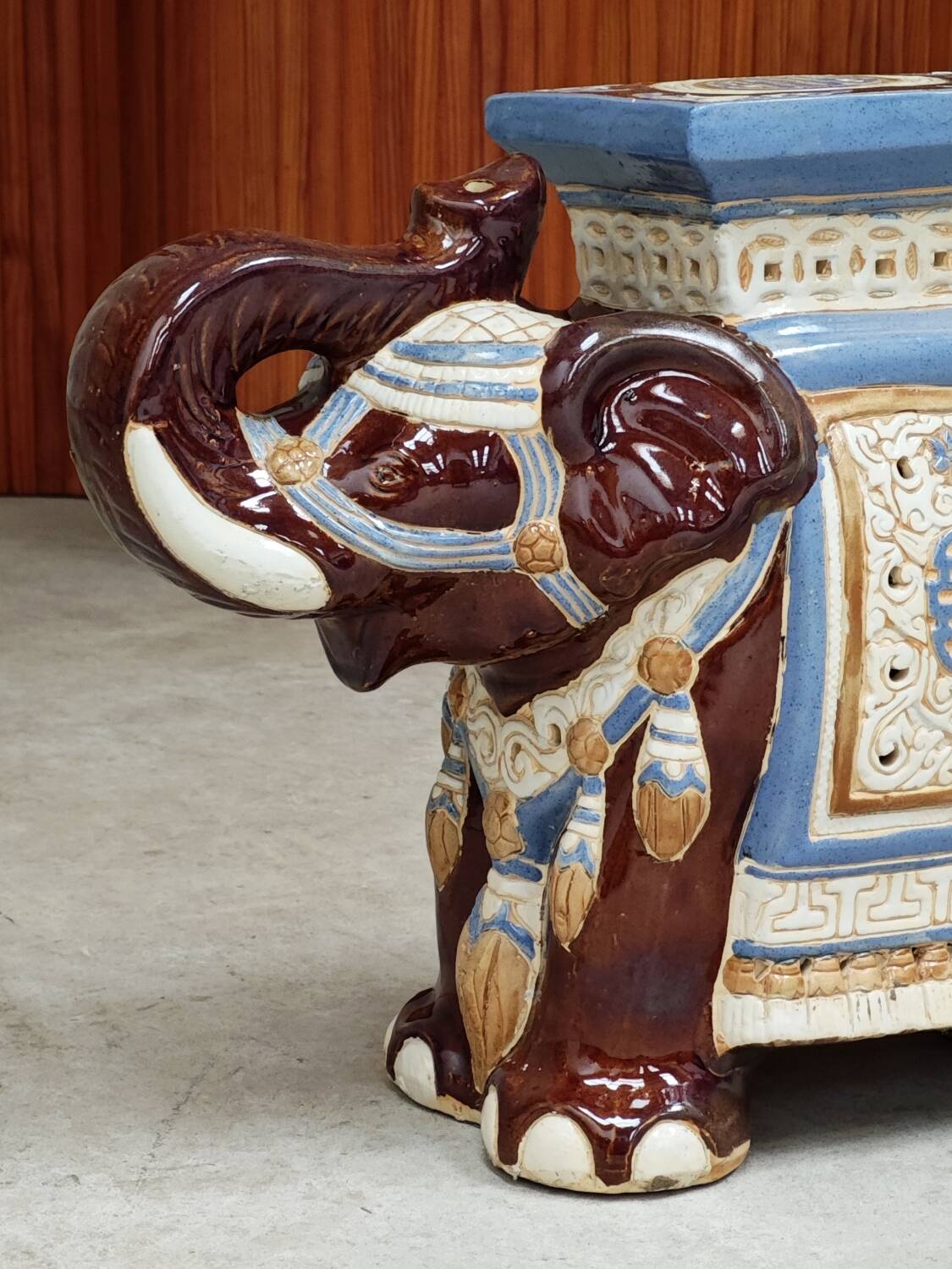 Elephant plant holder 1980