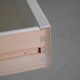 White 6-drawer chest of drawers