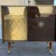 Vintage 60s TV console bar