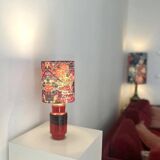 Bohostyle vintage cordless lamp suitable for balcony.