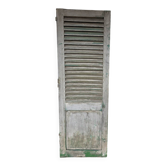 Ancienne porte à volets en sapin