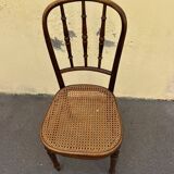 chaise cannée en bois courbé  Fischel