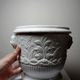Large Haviland Limoges porcelain flowerpot / champagne bucket reproduction St Cloud