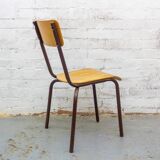 Vintage French School Chair, 1970s
