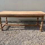 Extendable stripped farmhouse table 300 cm