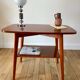 Table console en bois de hêtre années 50