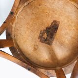 Pair stools signed Baumann