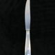 Box 12 knives entremet dessert silver metal cheese