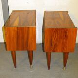 Pair of bedside 50s-60s.