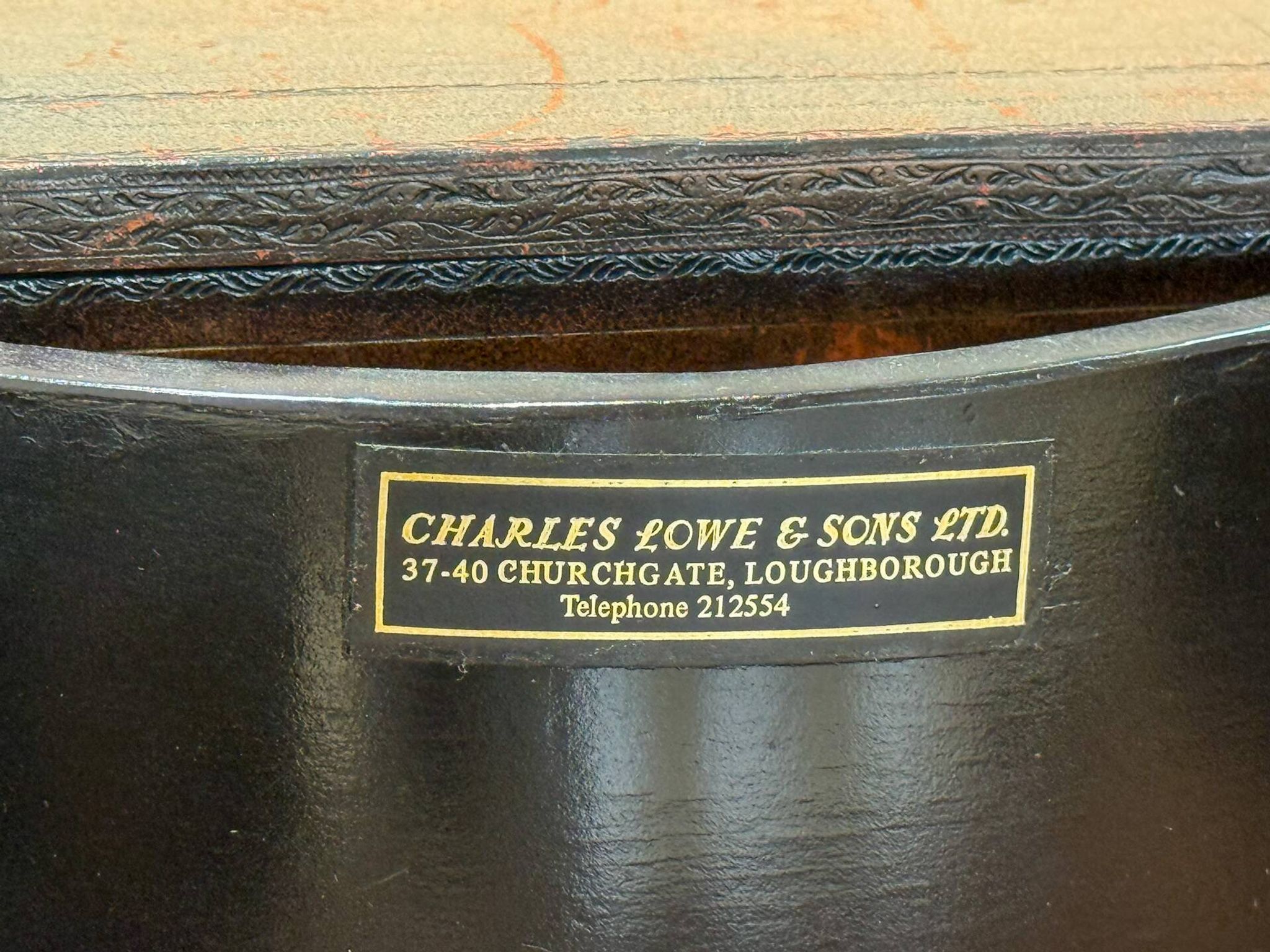 Antique desk by Charles Lowe & Sons