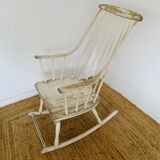Pair of vintage rocking chairs by Lena Larsson