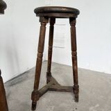 Oak bistro stools 1950