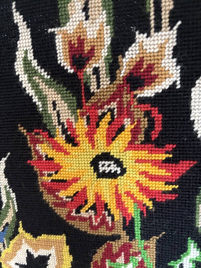 Tapisserie murale Signée O. Caly  "La Lice"  Atelier d'Art Contemporain 196