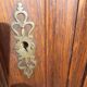 Paire de portes d'armoire en chêne