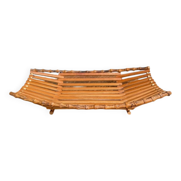 Panière / corbeille vintage (bambou)