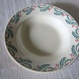 6 soup plates from Moulin des loups model “Houx” in good condition
