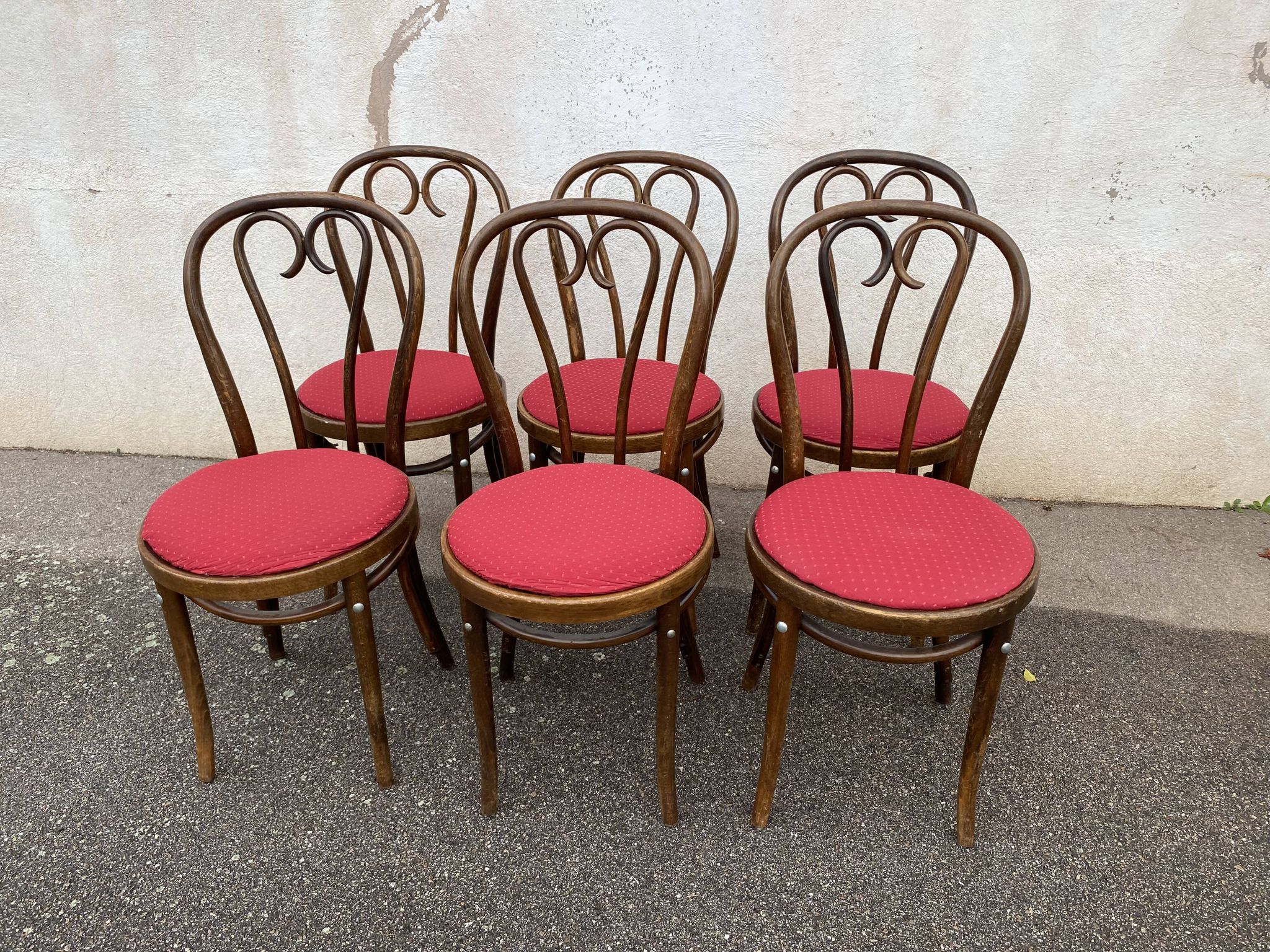 Set de 6 chaises de restaurant