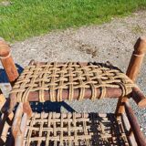 Wood and Rope Armchairs