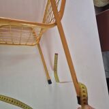 Vintage yellow metal children's chair