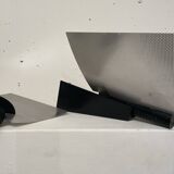 Bernard Justin wing wall lights, Lumière glass 1980