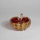 Barovier&Toso Murano "Cordonato d'Oro" Art Glass Bowl and Rare Glass Tamper
