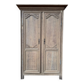 Armoire en chêne aérogommée