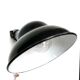BLACK ENAMELLED TOLE WALL LAMP 1940 LEGRAND Ø 25 CM