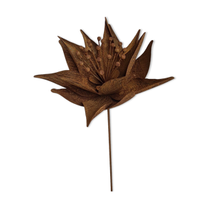 Fleur en fer forgé / - jardin