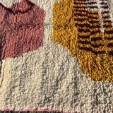 Beni Ouraine handwoven rug, traditional style, size 140 x 260 cm