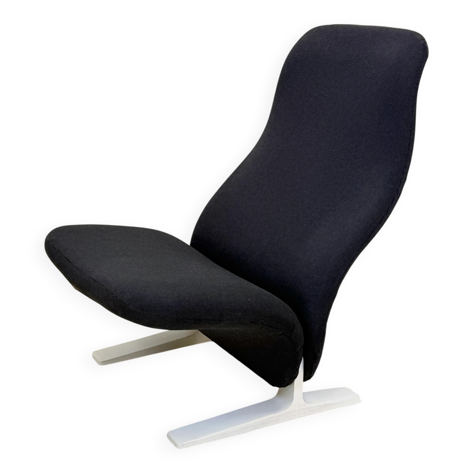"Concorde" armchair in navy blue by Pierre Paulin, 1960s