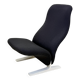 "Concorde" armchair in navy blue by Pierre Paulin, 1960s