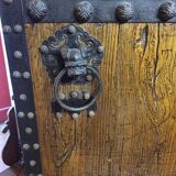 Of entry door Vietnamese Chinese wooden massif beginning of the 20 th