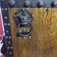 Of entry door Vietnamese Chinese wooden massif beginning of the 20 th