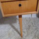 Vintage desk Ekawerk compass feet 50s