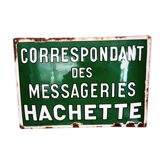Enamelled plate Pub