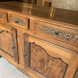 Louis XV walnut sideboard, 19th century