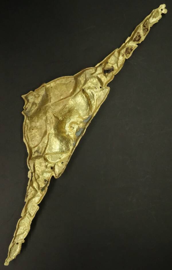 Large 19th century Louis XV style pediment - bronze signed Poix Blin