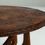 Angel Pazmino round coffee table Muebles de Estilo Ecuador 1960