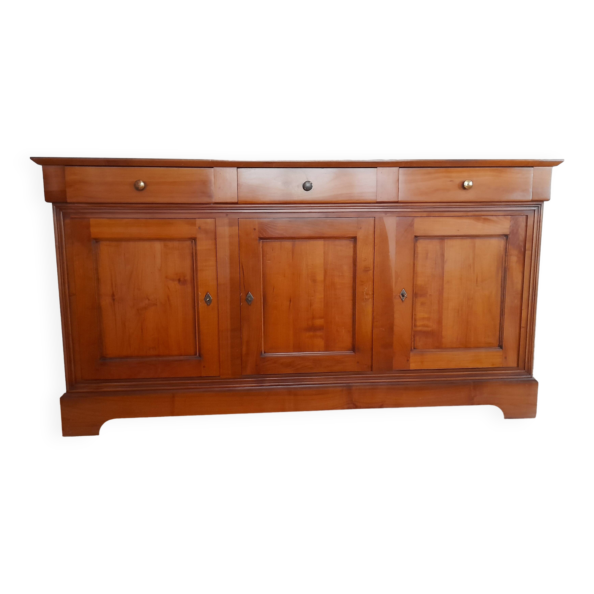 3-door wooden sideboard