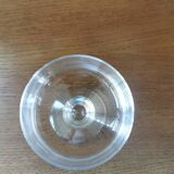 Set of 6 vintage 70s crystal champagne glasses