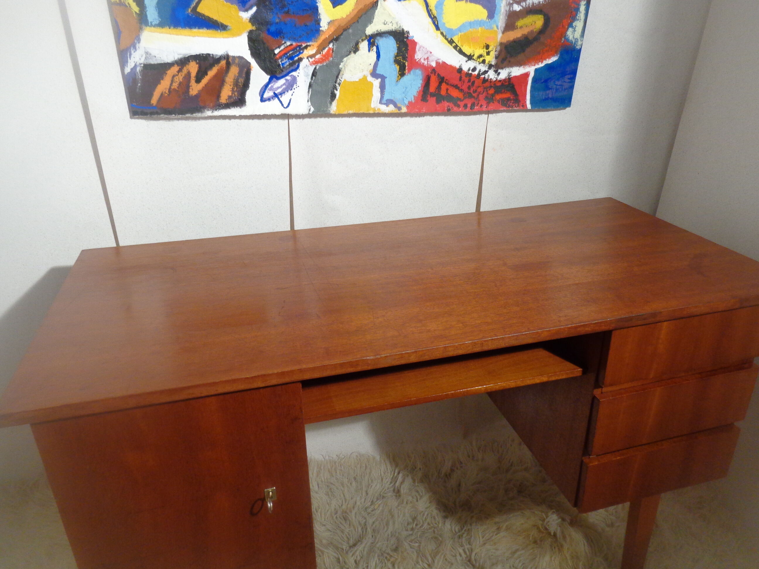 Vintage office of the 60s golden oak