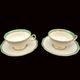 Duo of cups "Prinzess" – Krister Porcelain Manufacture (KPM) Germany