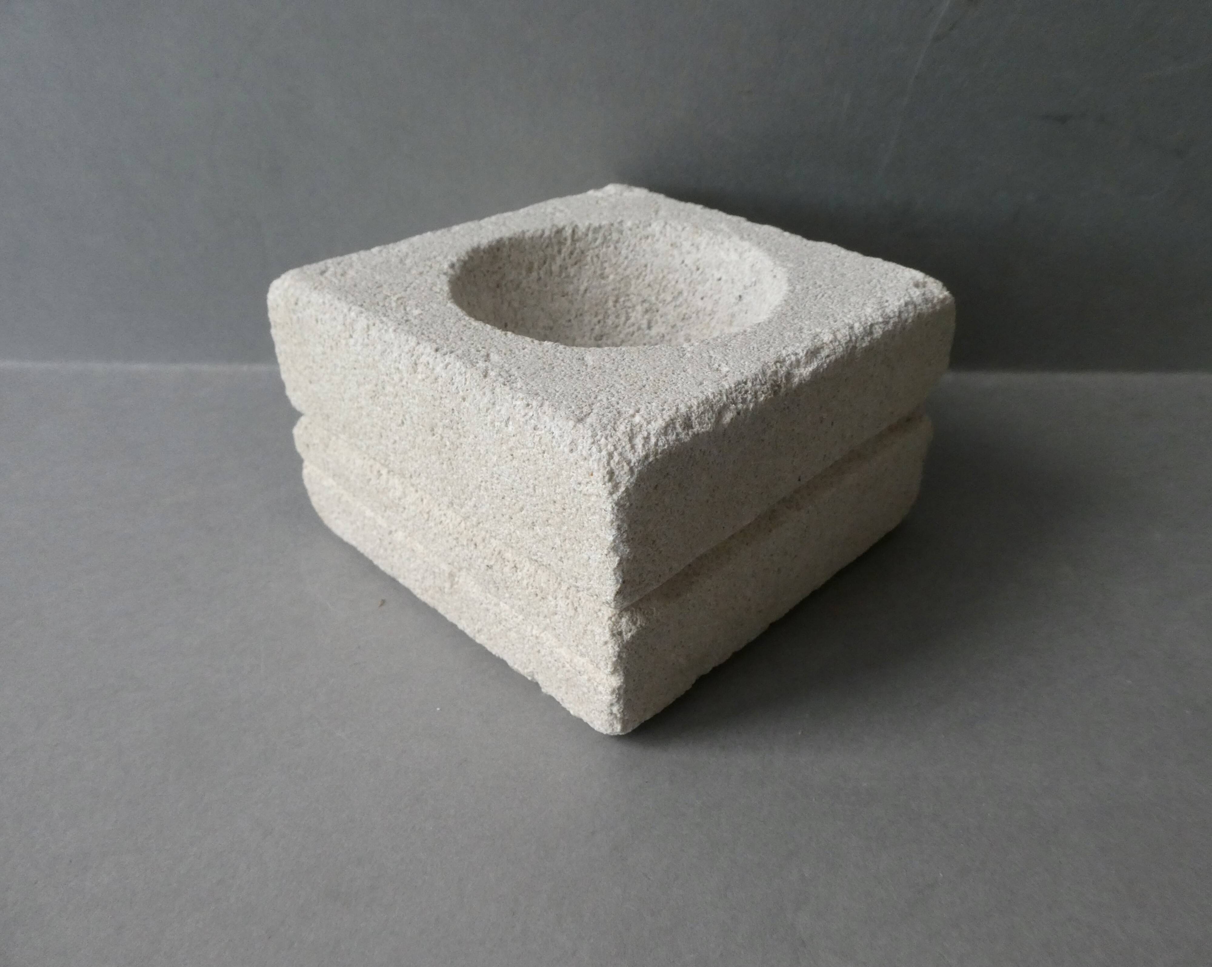 Empty pocket at the foot of natural Gard