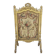 Louis XVI period 18th century fireplace screen in gilded wood