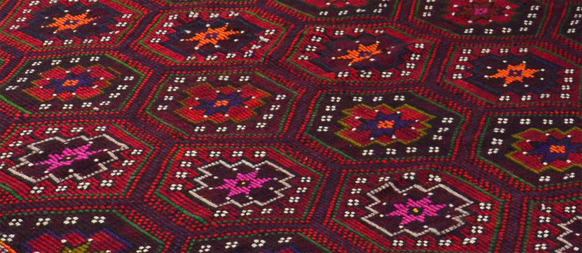 Anatolian handmade kilim rug 285 cm x 197 cm