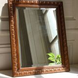 Old wooden mirror